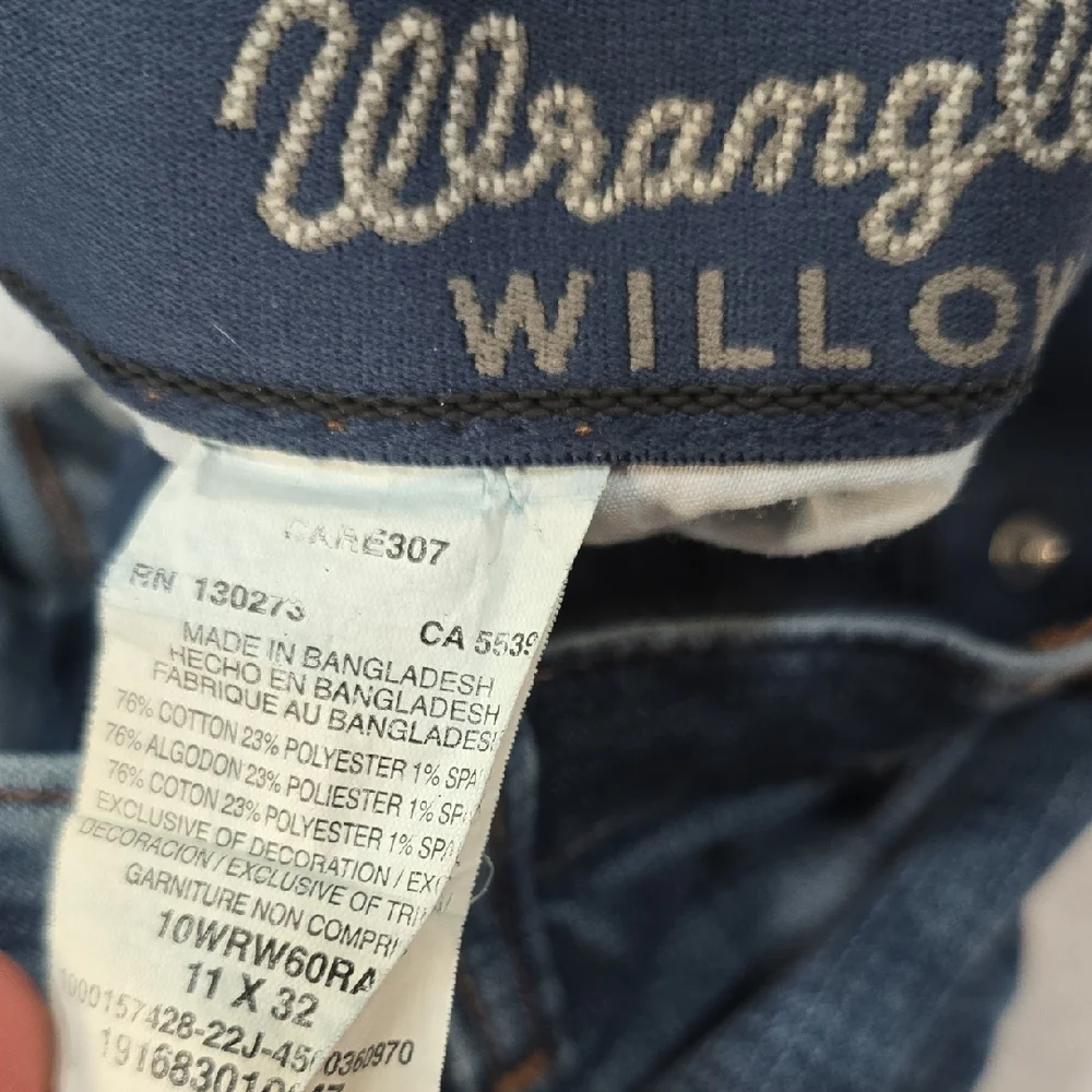 Wrangler Willow Ultimate Riding Jeans‎ Womens 11x32 Dark Wash Bootcut 10WRW60RA